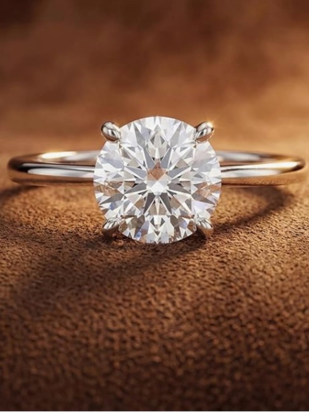 🔹 NEW Stunning & Elegant Silver Solitaire CZ 3 Carat Ring 🔹